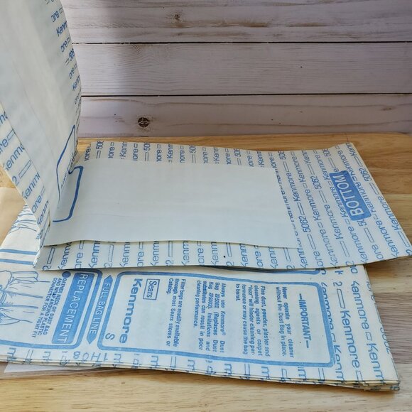 Kenmore Upright Vacuum Cleaner Disposable Bags Style 20-5062 Sears Contains 2 - Picture 5 of 5